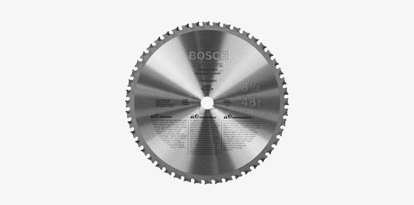 Bosch Circular Saw Blade Circular Saw Blade Png - Bosch - 8-1/4 In. 40 Tooth Ferrous Metal Cutting Circular, transparent png download