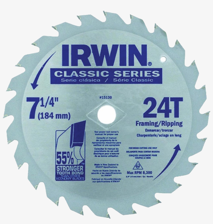 7 1/4 - Irwin 15130, transparent png download