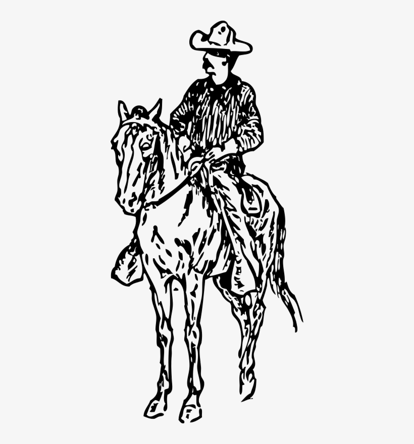 How To Set Use Cowboy On Horse Icon Png, transparent png download