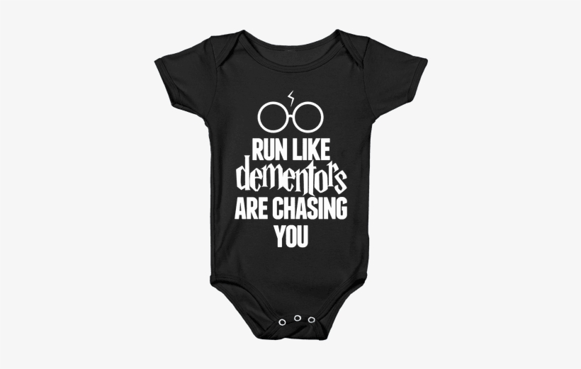 Run Like Dementors Are Chasing You Baby Onesy - Child, transparent png download