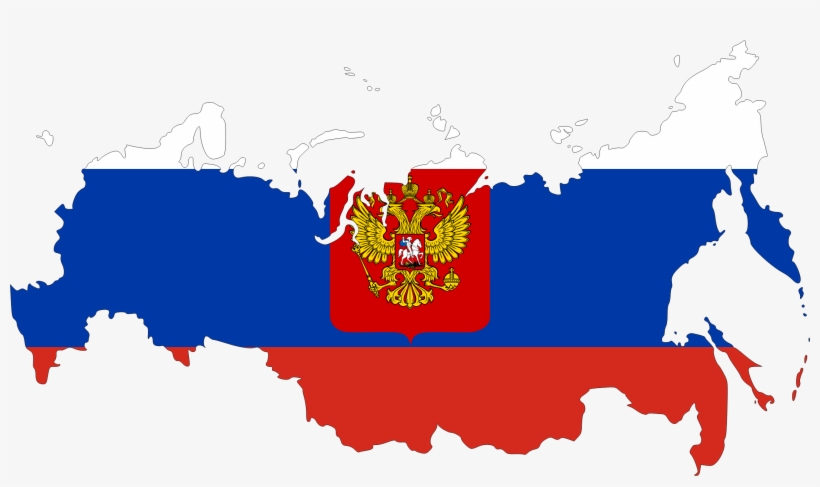 This Free Icons Png Design Of Russia Flag Map, transparent png download
