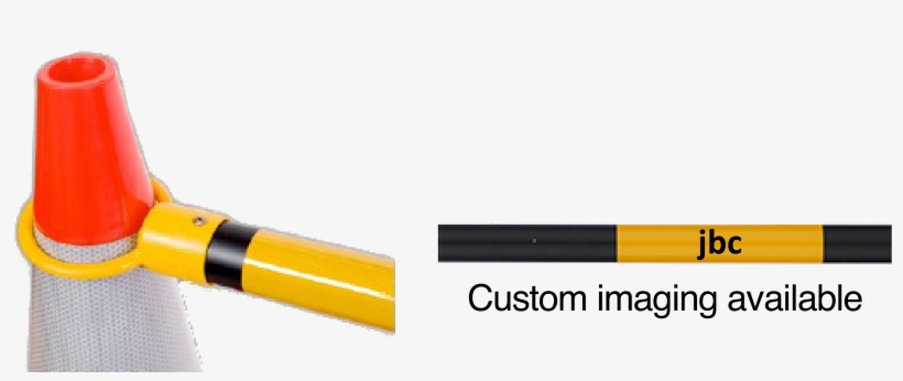 Compared To Warning Tape, The Cone Bar Is Highly Effective - Boen Retractable Traffic Cone Bar, transparent png download