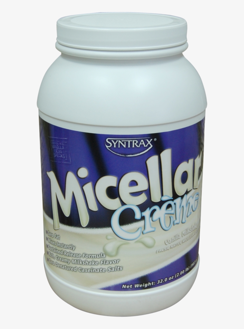 Vanilla Milkshake Micellar Crème Protein Powder - Syntrax - Micellar Creme Casein Vanilla Milkshake -, transparent png download
