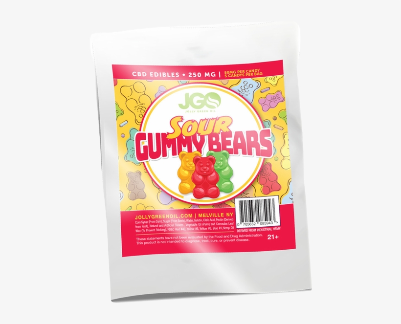 Jolly Green Oil - Gummy Bear, transparent png download