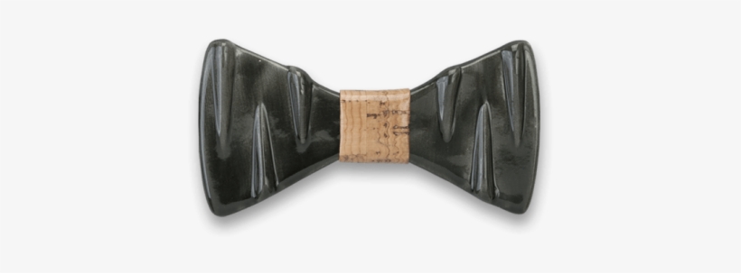 Ceramic In Charcoal Black Bow Tie - Bow Tie, transparent png download