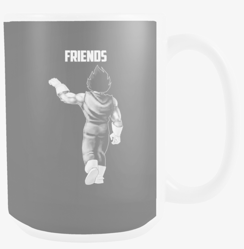 Super Saiyan Vegeta Best Friend For Life 15oz Coffee - Best Gift - Best Friend Vegeta Hoodie/t-shirt/mug Black/navy/pink/white, transparent png download