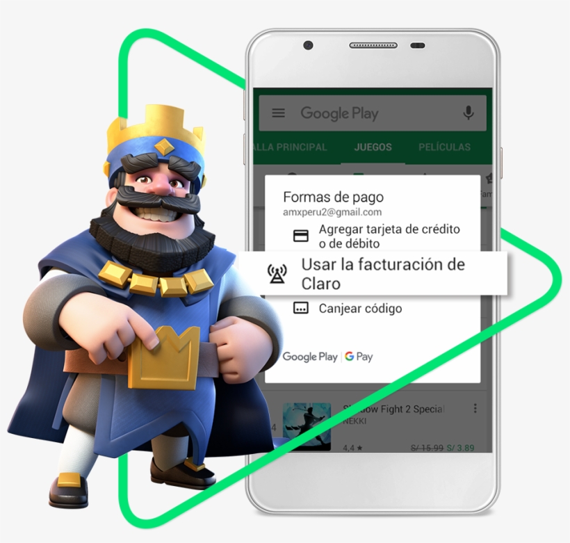 Clientes Postpago De Claro Ahora Pueden Adquirir Contenidos - Clash Royale Blue King, transparent png download