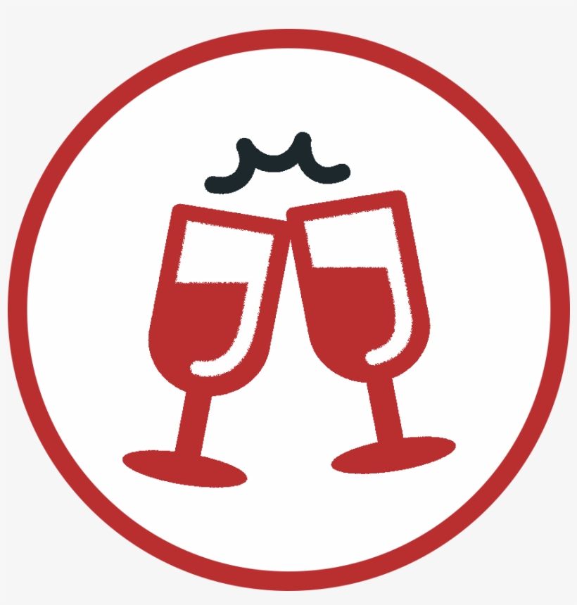 Drinks Reception - Christmas Drinks Icon, transparent png download