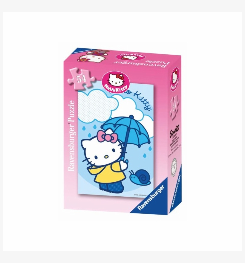 Minipuzzle Hello Kitty, 54 Piese - Ravensburger 9451 Children's Mini-puzzle - 54 Pieces, transparent png download