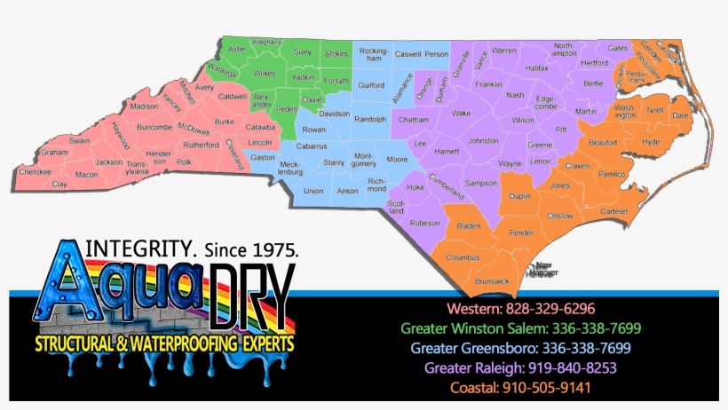 County Map 4 Storms Lingering Into Tonight, But Mainly - North Carolina, transparent png download