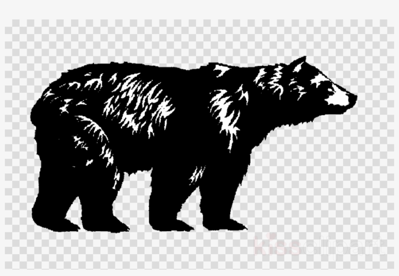 Bear Large Wall Clock, transparent png download