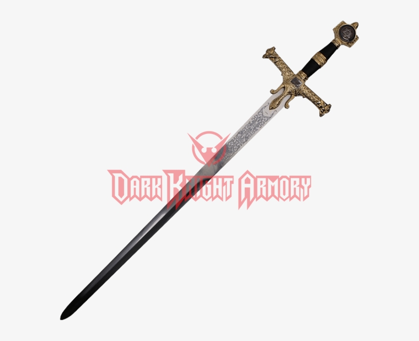 Black King Solomon Sword - Knights Templar Wooden Sword, transparent png download