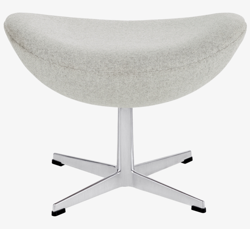 Egg Foot Stool Arne Jacobsen White - Repose Pieds Egg Jacobsen, transparent png download