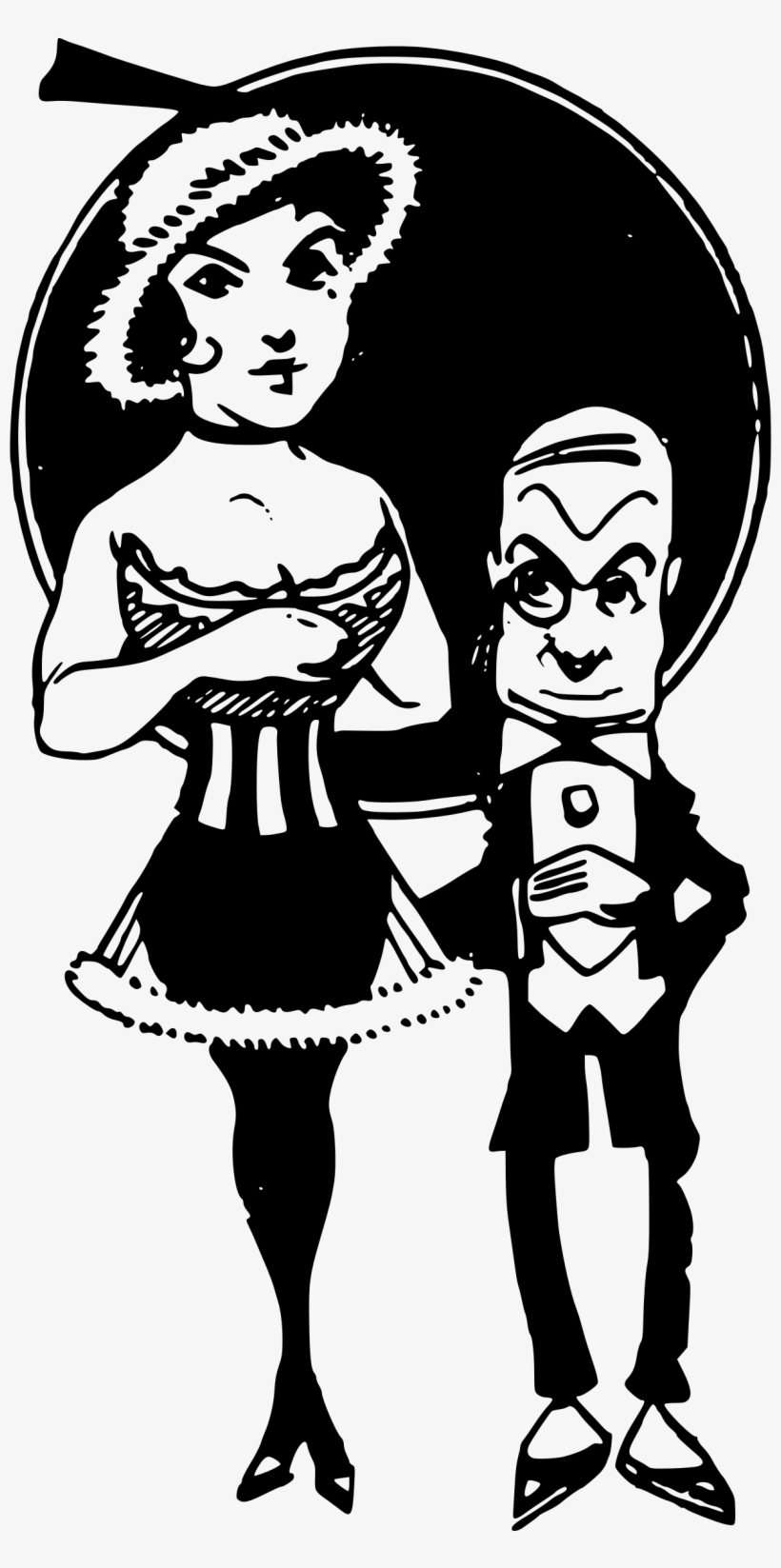 This Free Icons Png Design Of Cute Young Lady & Old, transparent png download