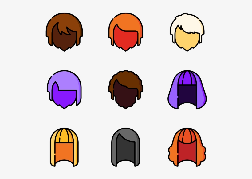Wig, transparent png download