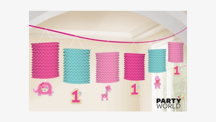 One Wild Girl Paper Lantern Garland, transparent png download