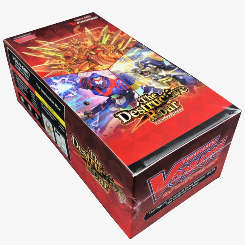 Cardfight Vanguard The Destructive Roar Booster - Vanguard Destructive Roar, transparent png download