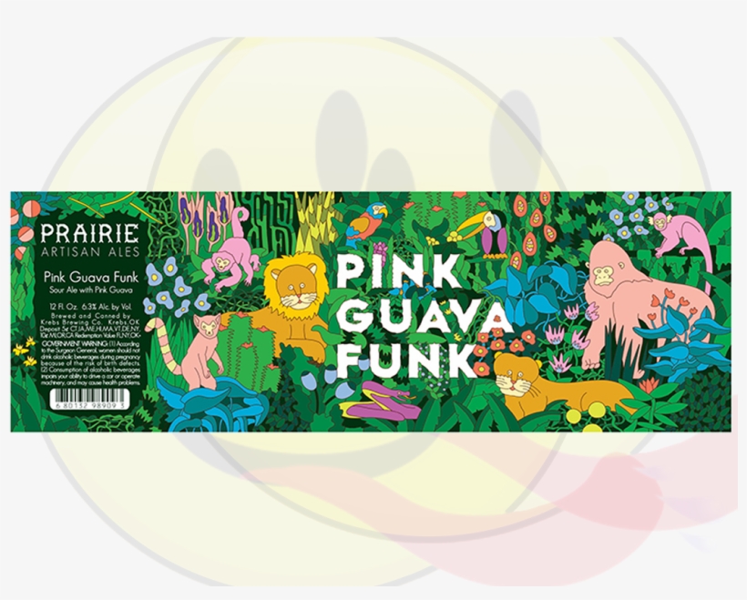 Prairie Ales Pink Guava Funk, transparent png download