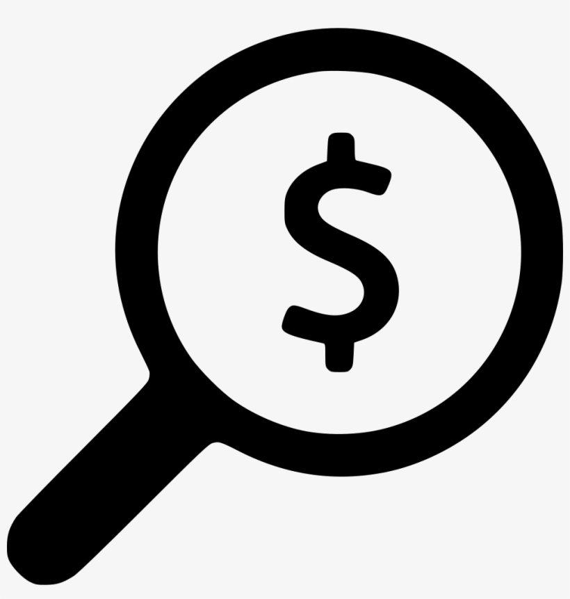 Magnifying Glass Comments - Magnifying Glass Money Icon, transparent png download