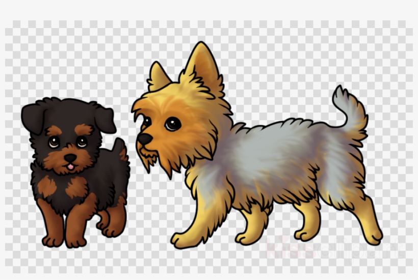Puppy Clipart Yorkshire Terrier Australian Terrier - Dog, transparent png download