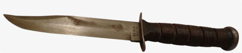 Vintage Usmc Ka Bar Fighting Knife Mark Military Marine - Ka-bar, transparent png download