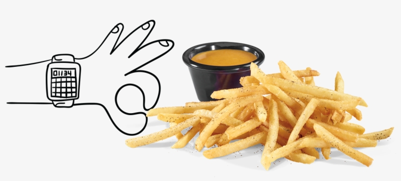 Fries And Queso - French Fries, transparent png download