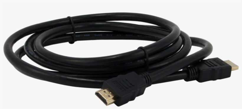 6' Hdmi Cable With Attached Usb C, Displayport & Mini - Displayport Cable Png, transparent png download