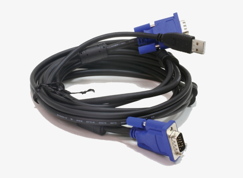 Kit De Câbles Pour Switch Dkvm‑4u - D Link Kvm Cables, transparent png download