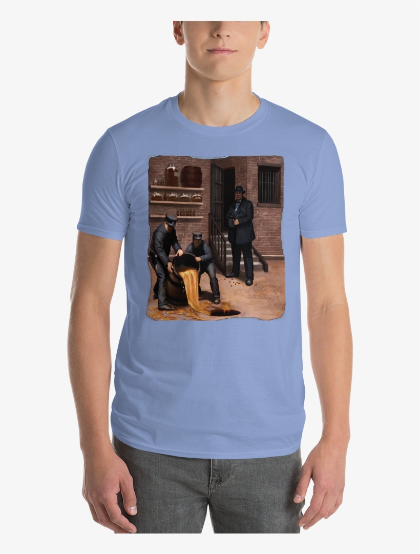 Short Sleeve T Shirt Alcohol Mobster - Shirt, transparent png download