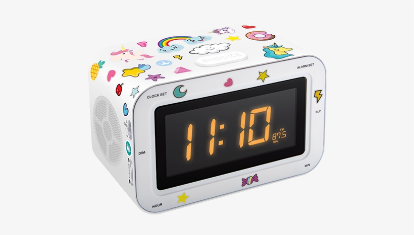 Digital Clock Png - Radio Reveil Licorne, transparent png download