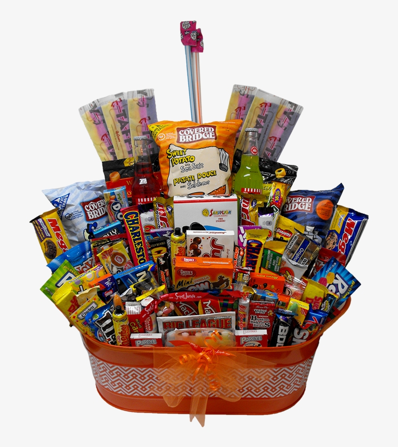 Ultimate Candy Basket - Candy Gift Basket Png, transparent png download