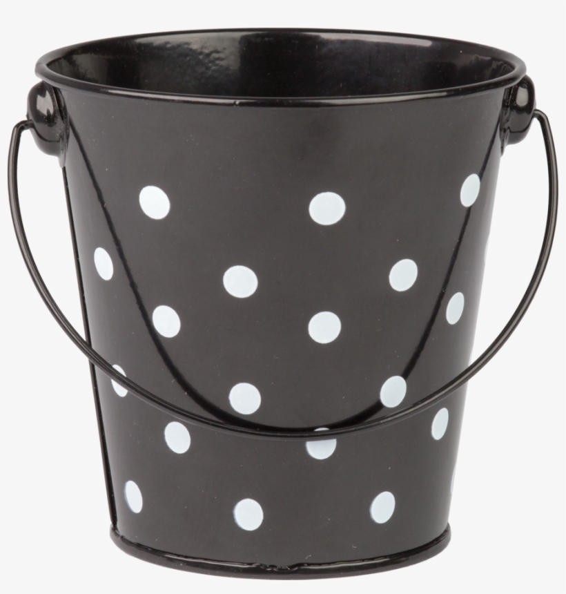 Tcr20825 Black Polka Dots Bucket Image - Teacher Created Resources Tcr20825 Black Polka Dots, transparent png download