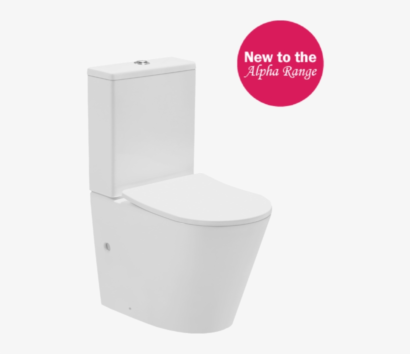 Alpha Devon Compact Rimless Toilet Suite - Rimless Toilet Nz, transparent png download