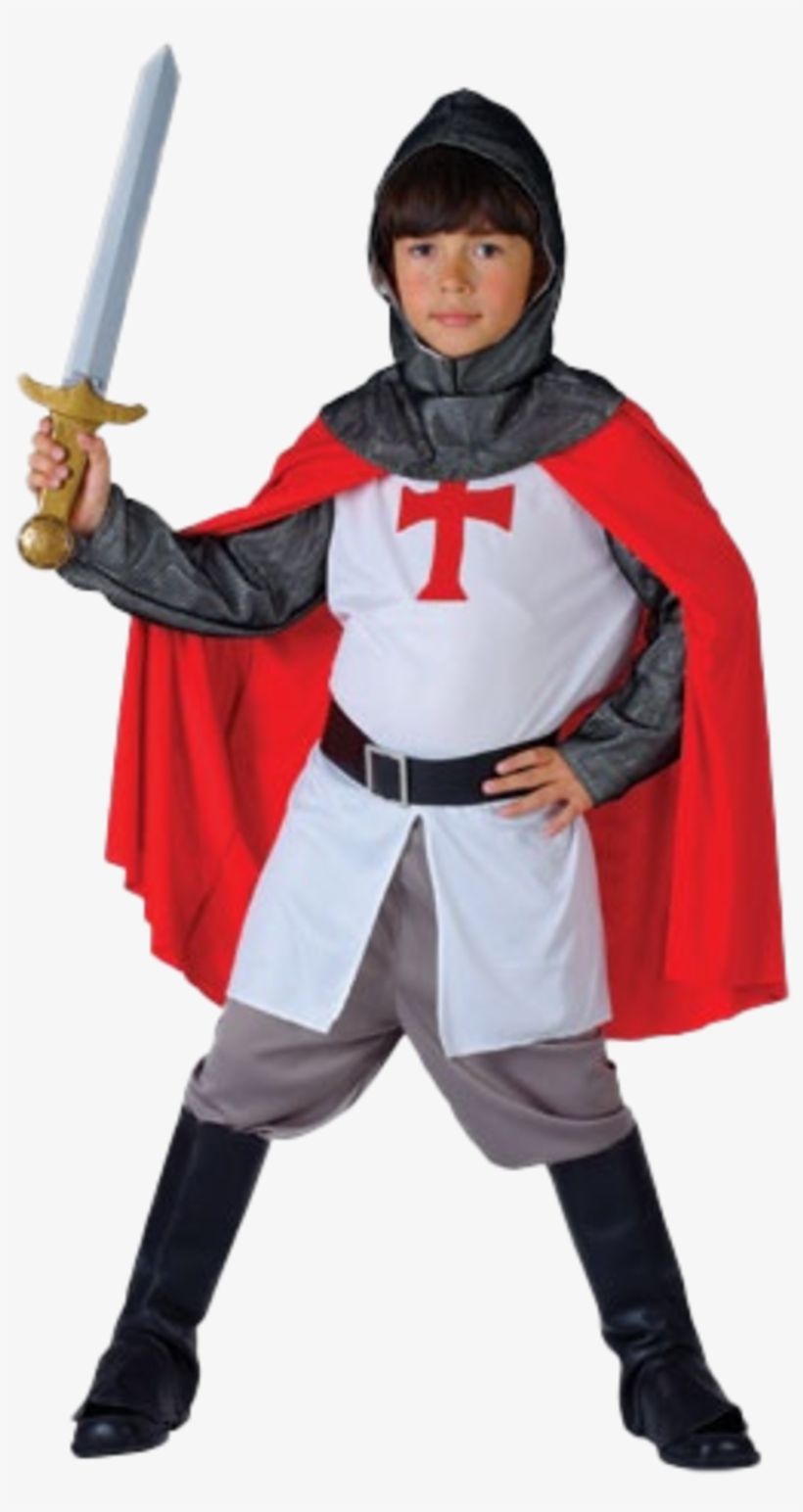Boy's Medieval Richard The Lionheart Knight Costume - Make A Medieval Knight Costume, transparent png download