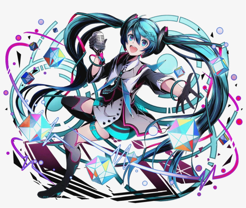 1430 Mysterious Diva Hatsune Miku - Divine Gate Miku, transparent png download