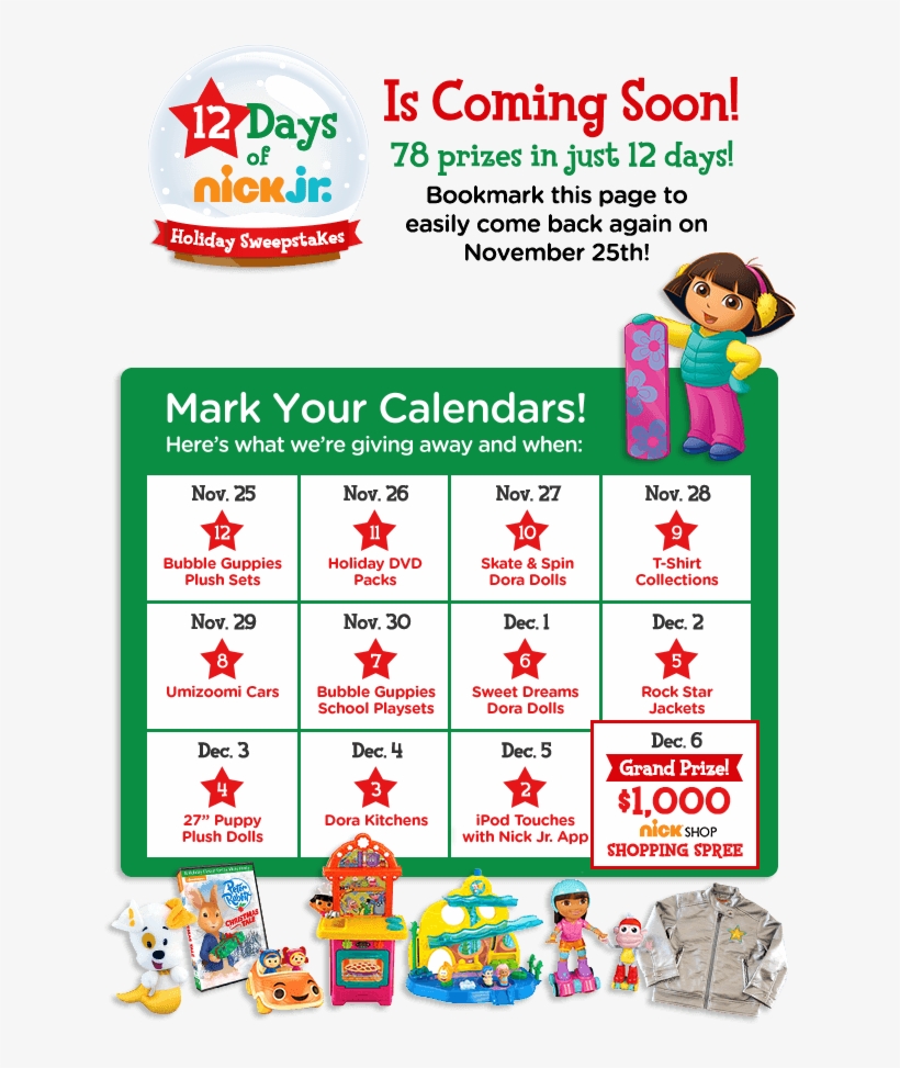 12 Days Of Nick Jr - Nick Jr. Transparent PNG - 810x925 - Free Download on  NicePNG, image size:820x973