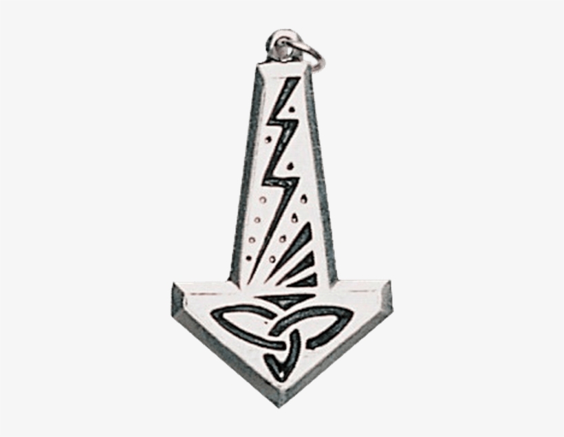Thors Hammer Pendant For Courage And Strength - Thor's Hammer Pendant For Courage And Strength, transparent png download