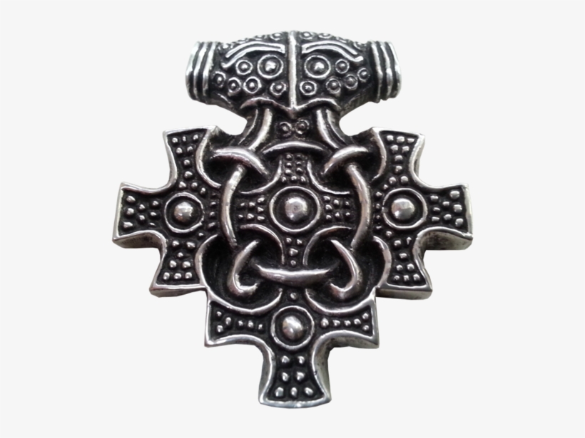 Irish Archaeology On Twitter - Viking York Hiddensee Style Hammer Pendant Pewter Necklace, transparent png download