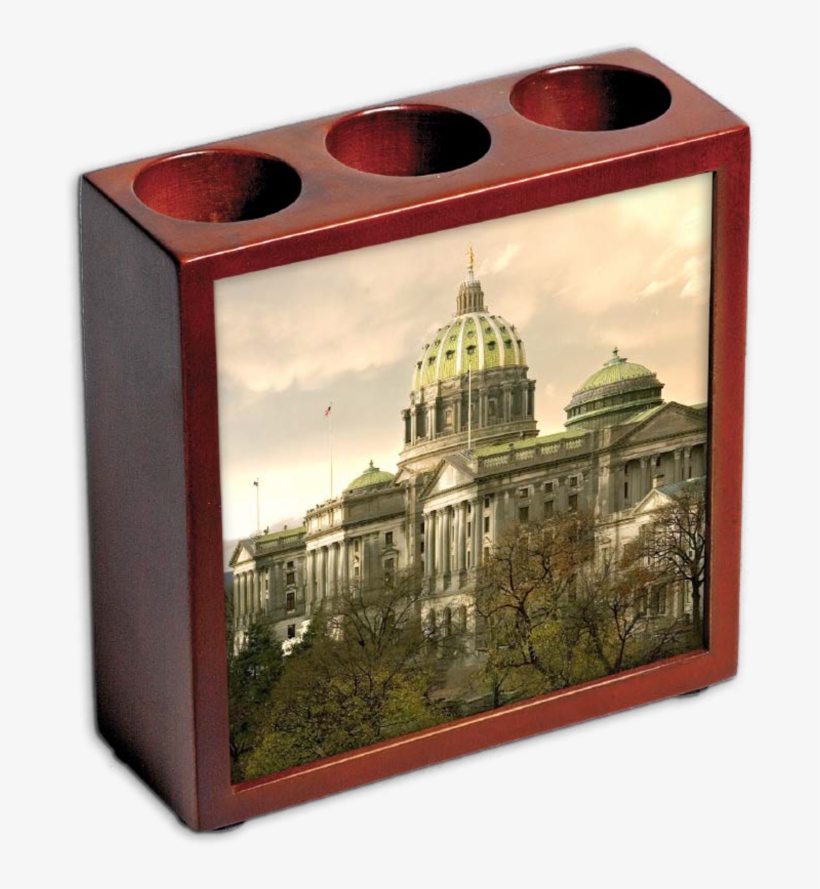 Pa State Capitol Building Mahogany Tiled Pen/pencil, transparent png download