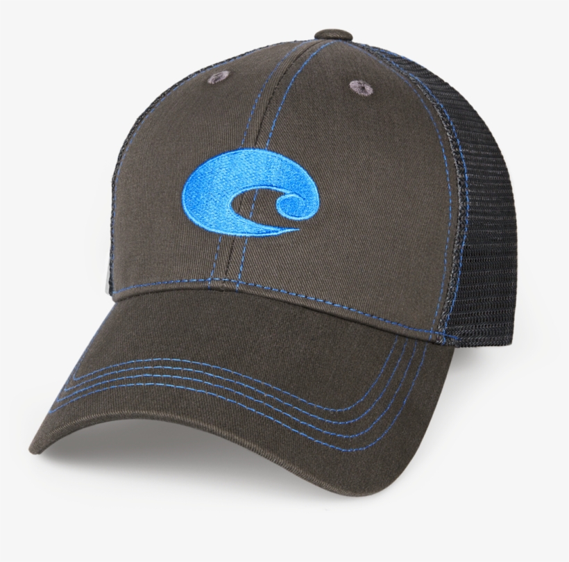 Neon Trucker Graphite Hat - Costa Del Mar Costa Neon Trucker Cap - Graphite/neon, transparent png download