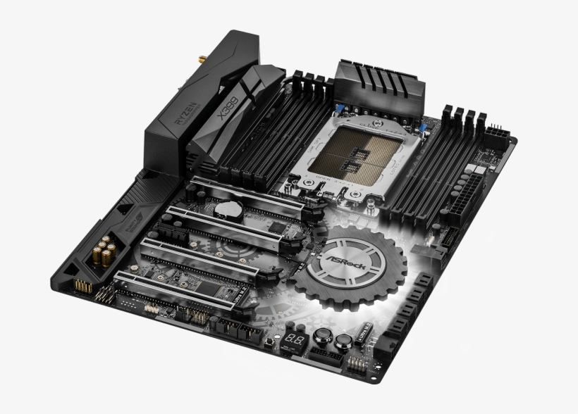 Asrock Fatal1ty X399 Professional, transparent png download