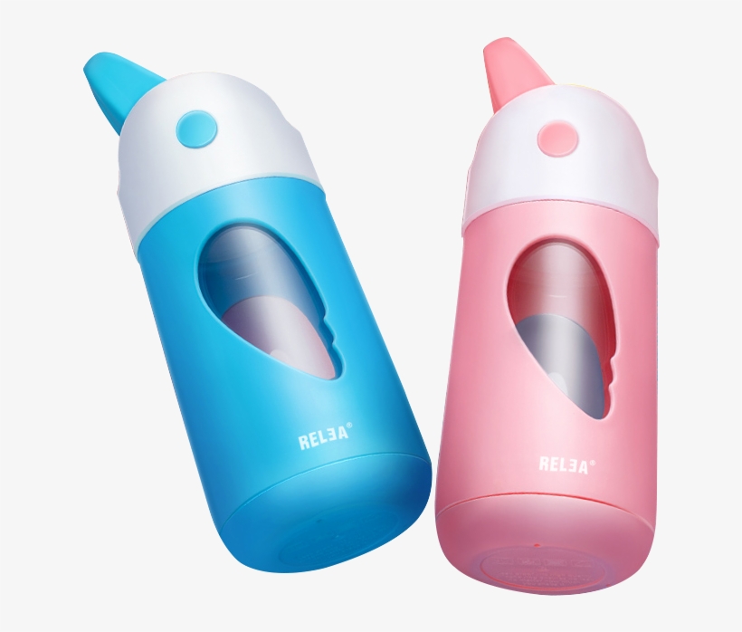Bpa Free <strong>kids</strong> 330ml Borosilicate <strong>glass - Glass Bottle, transparent png download