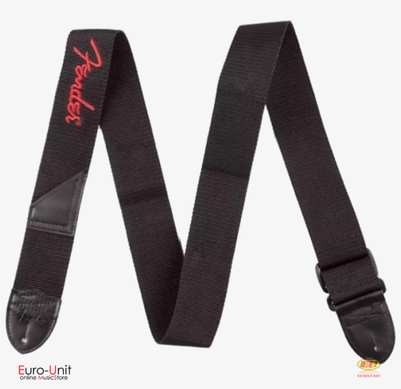 Référence - - Fender 2 Inch Poly Guitar Strap, Black, transparent png download