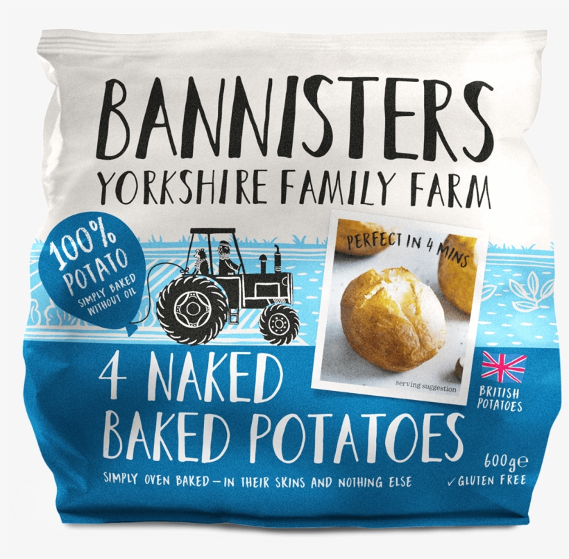 Bannisters Farm Ready Baked Potatoes, transparent png download