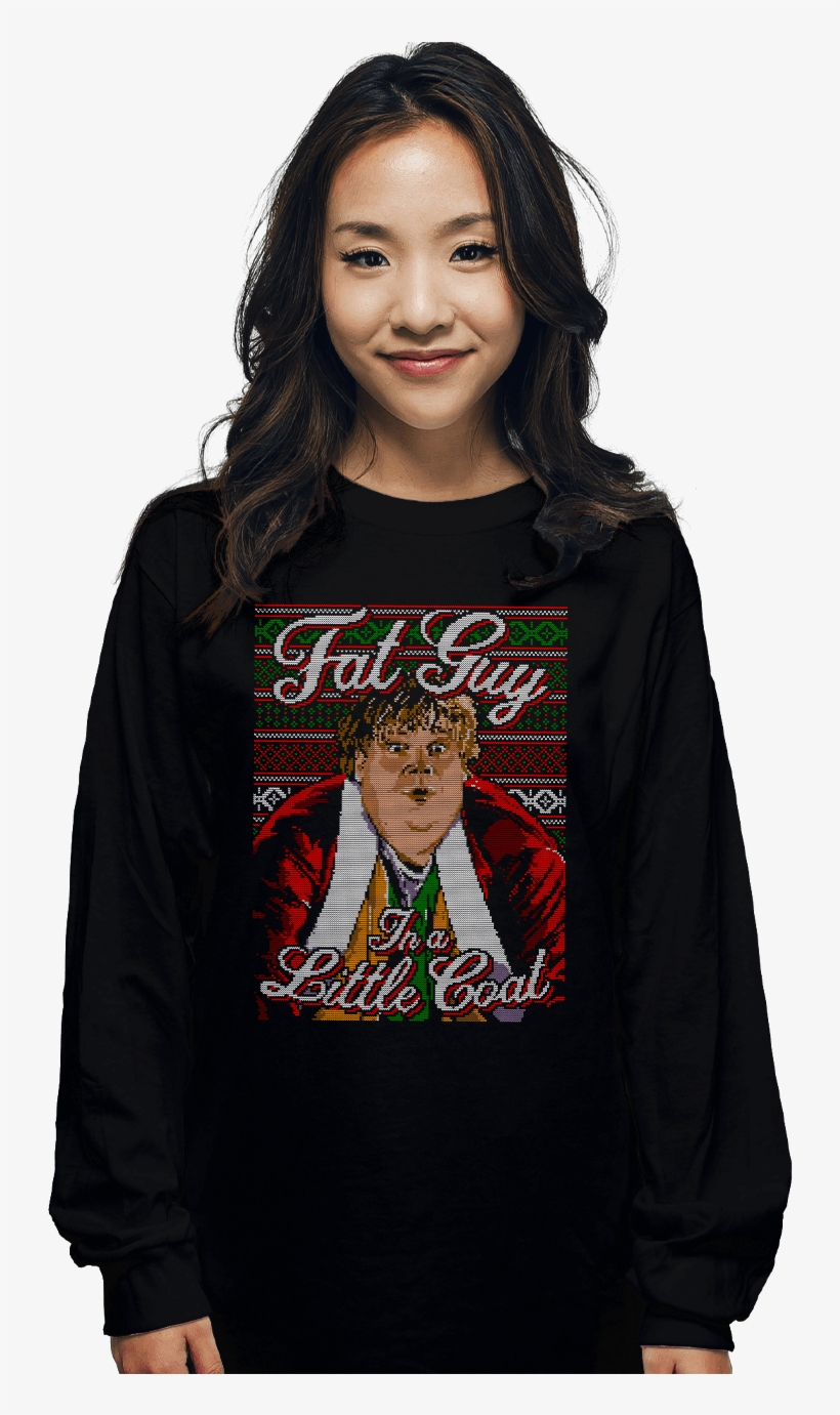 Fat Guy In A Little Coat - Girl, transparent png download
