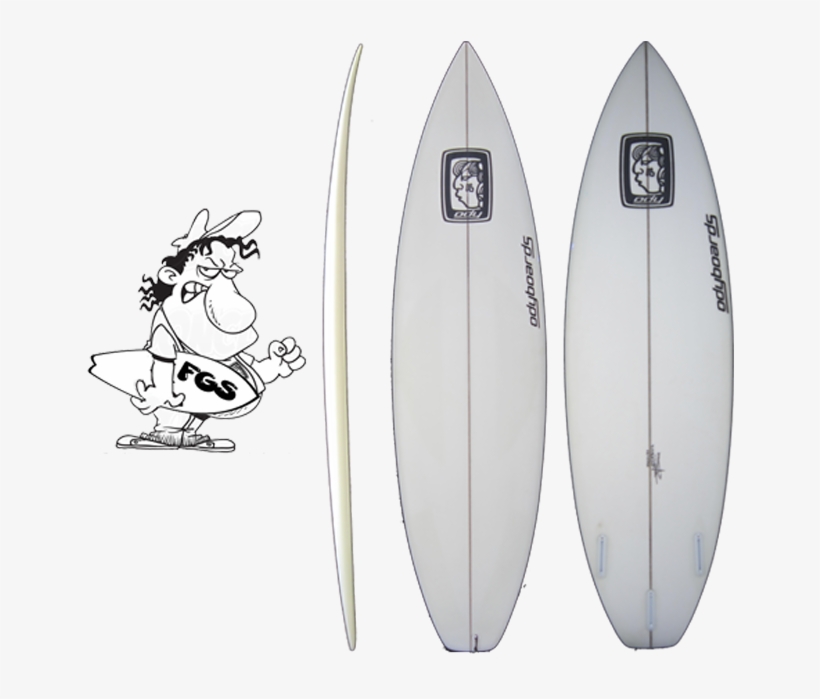 The Fgs Is Code For Fat Guy Shortboard, transparent png download