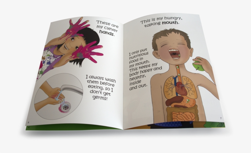 This Is My Healthy Body Big Book With Free Large Anatomy - My Healthy Body, transparent png download