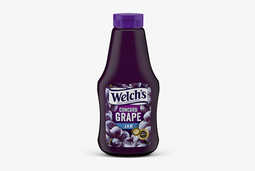 Concord Grape Jam - Welch's Grape Jelly 20 Oz, transparent png download