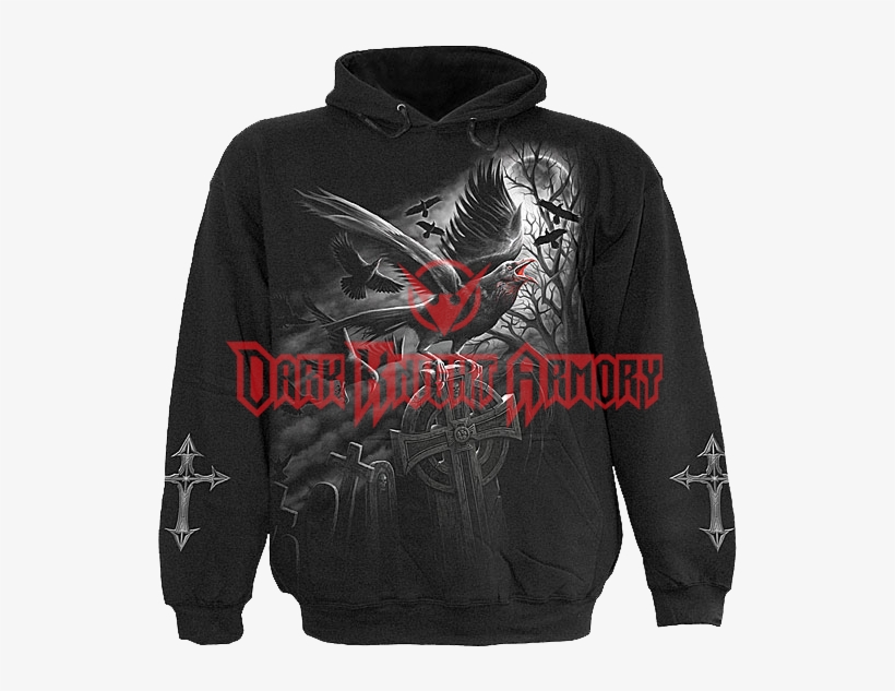 Crow Hoodie, transparent png download