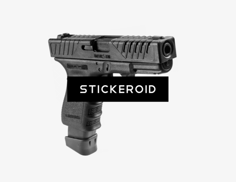 Revolver Handgun Gun Hand - Fab Defense Fab Tactic-skin Tacticskin 17 For Glock, transparent png download